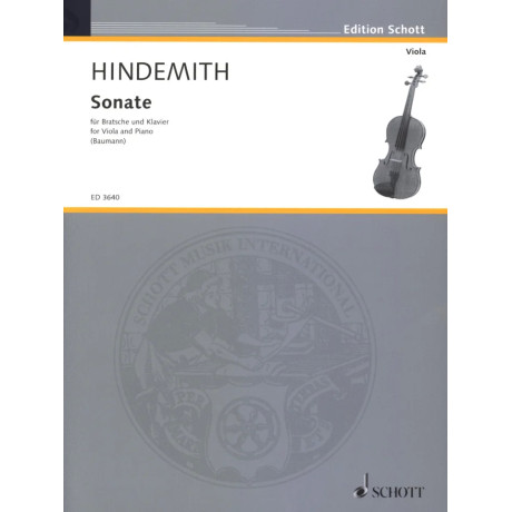 Hindemith - Sonata  per Viola e Piano