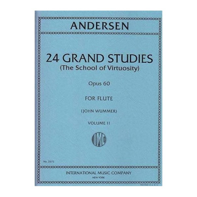 Andersen - 24 Grandi Studi Op.60 Vol.2 per Flauto