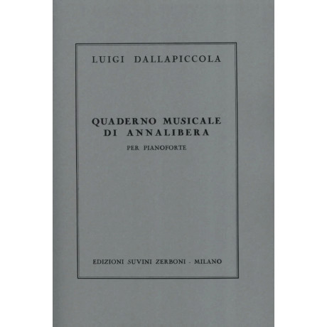 Dallapiccola - Quaderno Musicale di Annalibera per Pianoforte