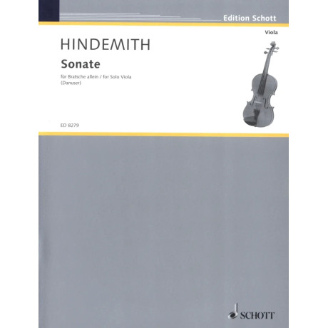 Hindemith - Sonata  per Solo Viola