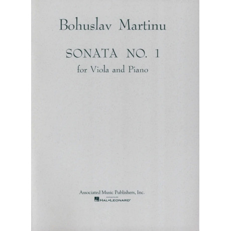 Martinu - Sonata n.1 per Viola e Piano