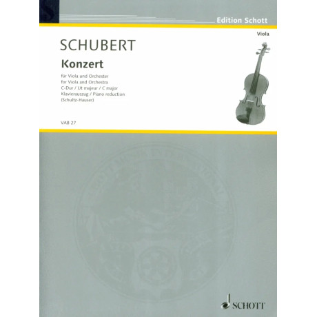 Schubert - Concerto in Do Maggiore per Viola e Piano