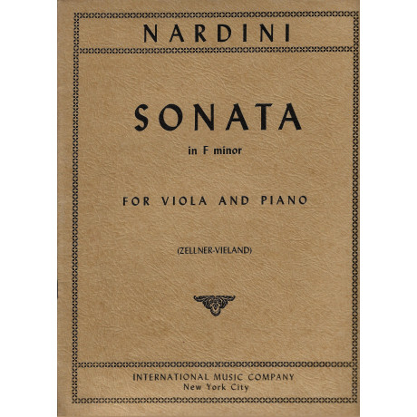Nardini - Sonata in Fa Minore per Viola e Piano