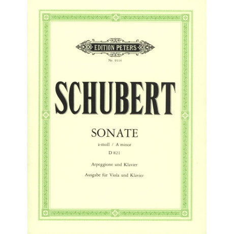 Schubert - Sonata - Arpeggione D 821 in La Minore per Viola e Piano