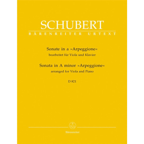 Schubert - Sonata - Arpeggione D 821 in La Minore per Viola e Piano