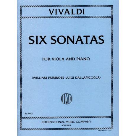 Vivaldi - 6 Sonate per Viola e Piano
