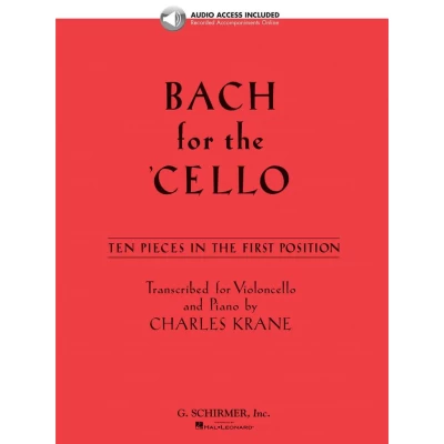 Bach - 10 Pezzi in Prima Posizione per Violoncello e Piano con CD