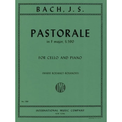 Bach - Pastorale in Fa Maggiore S. 590  per Violoncello e Piano