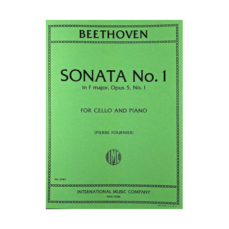 Beethoven - Sonata n.1 in Fa Maggiore Op.5 n.1 per Violoncello e Piano
