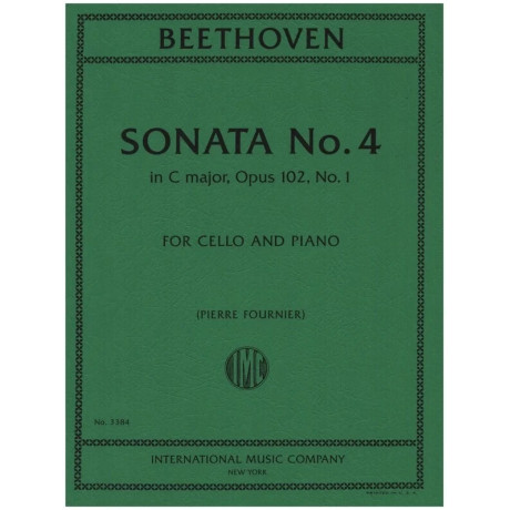 Beethoven - Sonata  Op.102 n.1 in Do Maggiore per Violoncello e Piano