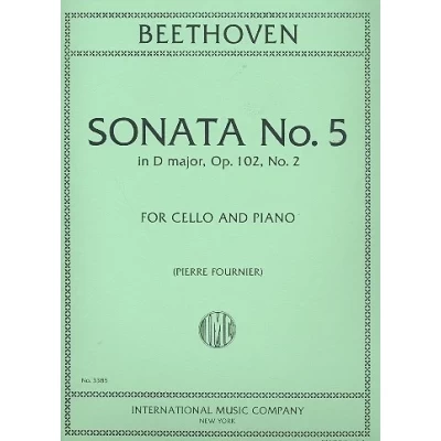 Beethoven - Sonata n.5  Op.102 n.2 in Re Maggiore per Violoncello e Piano