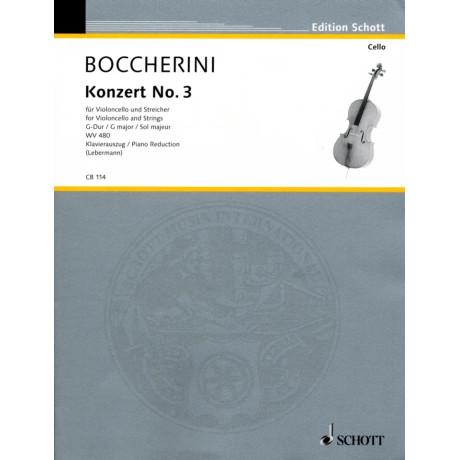 Boccherini - Concerto n.3 in Sol Maggiore WV 480 per Violoncello e Piano
