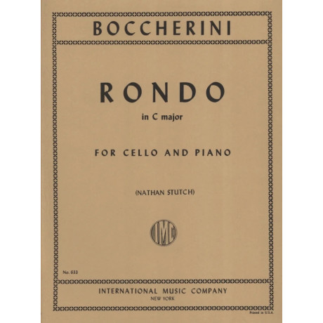 Boccherini - Rondò in Do Maggiore per Violoncello e Piano