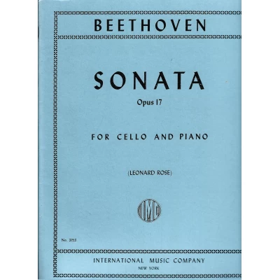 Beethoven - Sonata  Op.17 in Fa per Violoncello e Piano