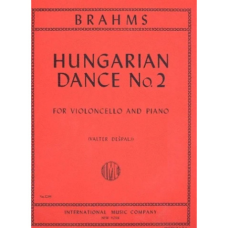 Brahms - Danza Ungherese n.2 per Violoncello e Piano