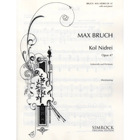 Bruch - Kol Nidrei Op.47 per Violoncello e Piano