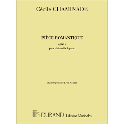 Chaminade - Pezzo Romantico Op.9 per Violoncello e Piano