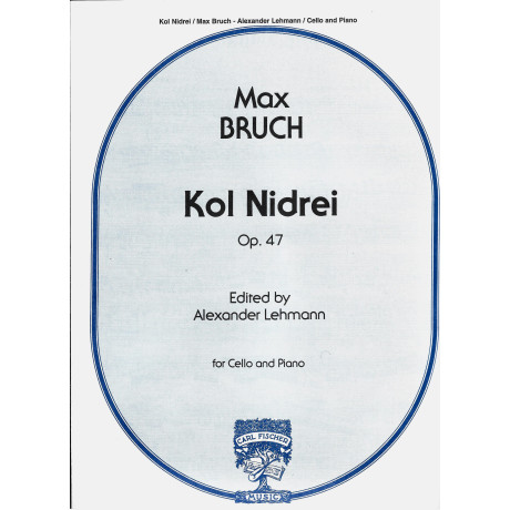 Bruch - Kol Nidrei Op.47 per Violoncello e Piano