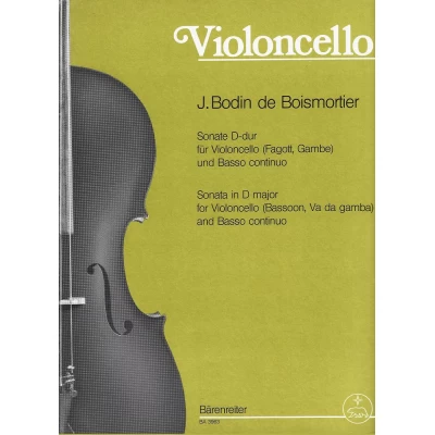 Bodin de Boismortier - Sonata in Re Maggiore per Violoncello e Piano