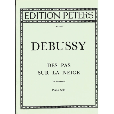 Debussy - Des Pas Sur La Neige per Pianoforte