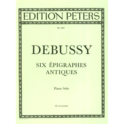 Debussy - 6 Epigraphes Antiques per Pianoforte