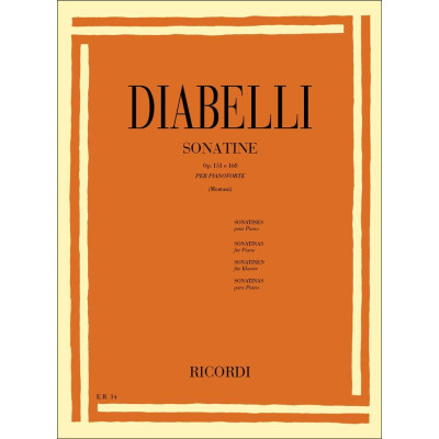 Diabelli - Sonatine Op.151 e Op.168 per Pianoforte