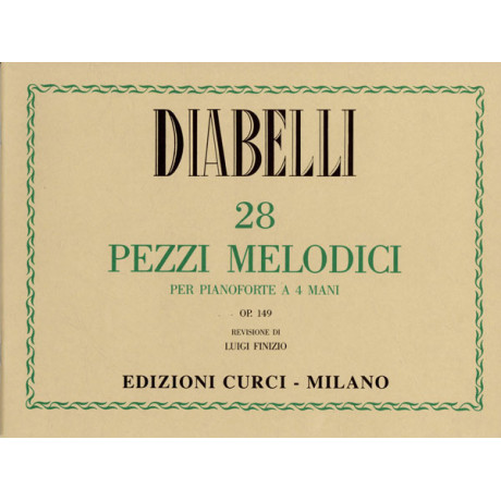 Diabelli - 28 Pezzi Melodici Op.149 per Pianoforte a 4 Mani