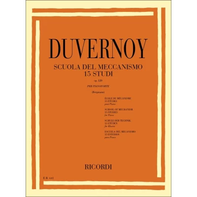 Duvernoy - Scuola del Meccanismo Op.120 per Pianoforte