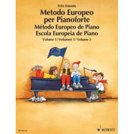Emonts - Metodo Europeo Vol.1 per Pianoforte
