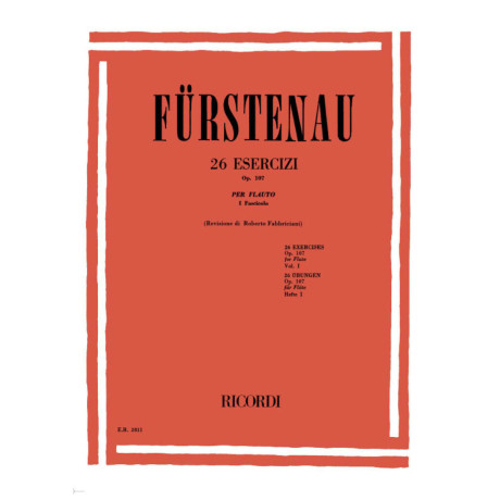 Furstenau - 26 Esercizi Op.107 Vol.1 Per Flauto