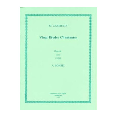 Gariboldi - 20 Studi Cantati Op.88 Per Flauto
