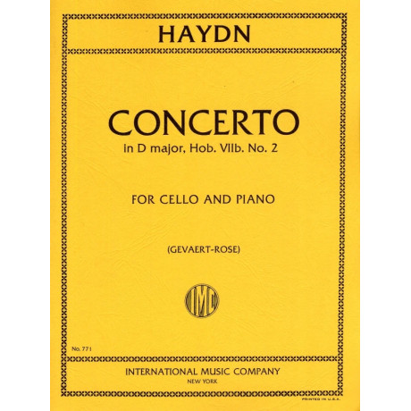 Haydn - Concerto in Re Maggiore per Violoncello e Piano
