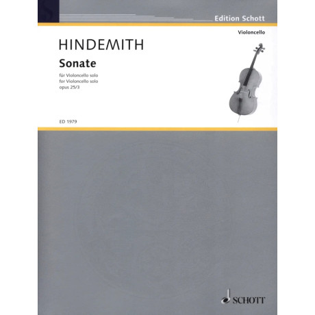 Hindemith - Sonata Op.25 n.3 per Violoncello Solo