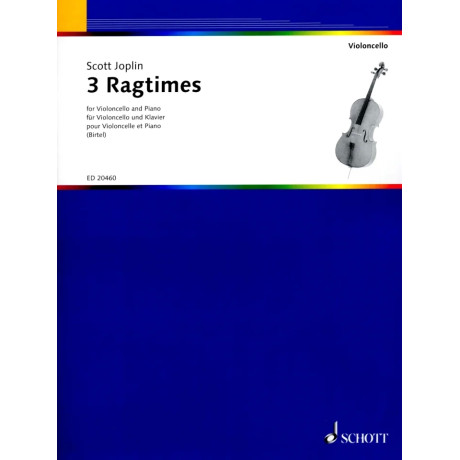 Joplin - 3 Ragtimes per Violoncello e Piano