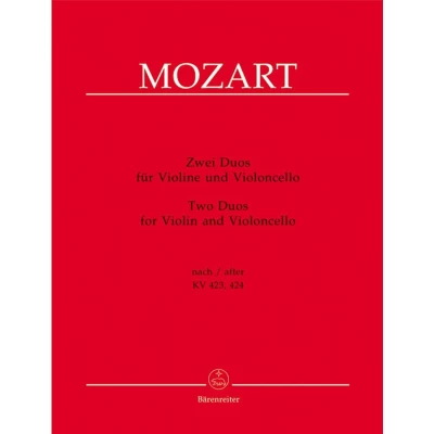 Mozart - 2 Duetti KV 423-424  per Violoncello e Violino