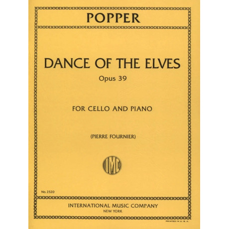 Popper - Danza degli Elfi Op.39 per Violoncello e Piano