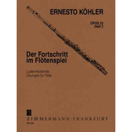 Kohler - 8 Studi Difficili Op.33 P.3 Per Flauto