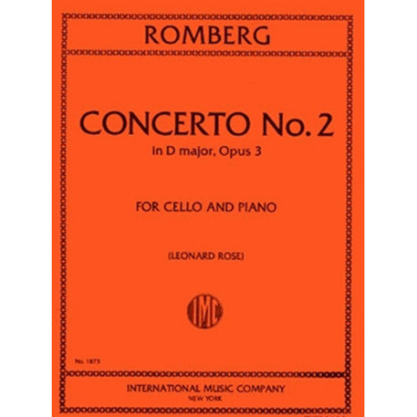 Romberg - Concerto n.2 in Re Maggiore Op.3 per Violoncello e Piano