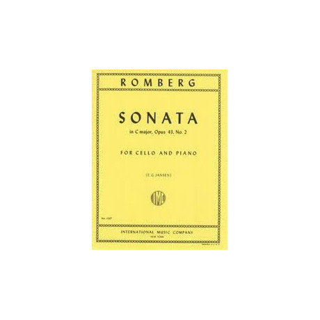 Romberg - Sonata in Do Maggiore Op.43 n.2 per Violoncello e Piano