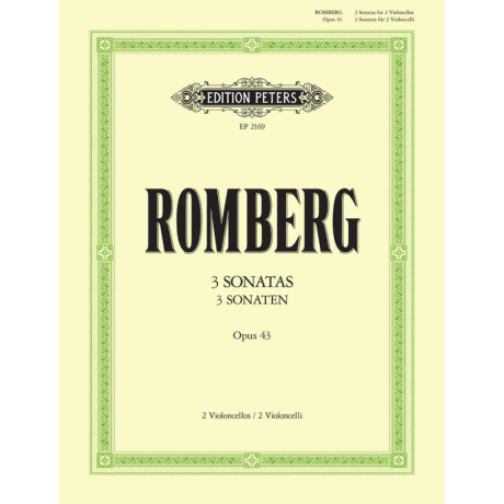 Romberg - 3 Sonate Op.43 per 2 Violoncelli