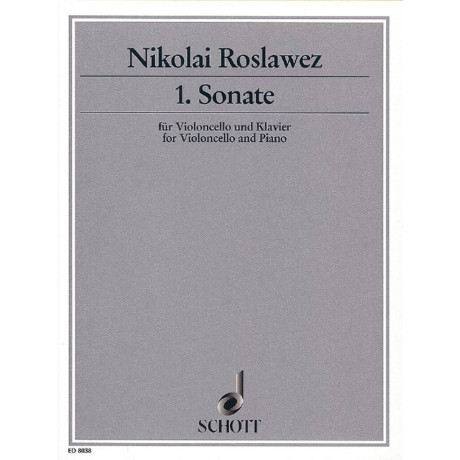 Roslawez - Sonata n.1 per Violoncello e Piano