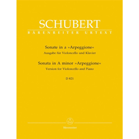 Schubert - Sonata Arpeggione in La Minore D.821 per Violoncello e Piano