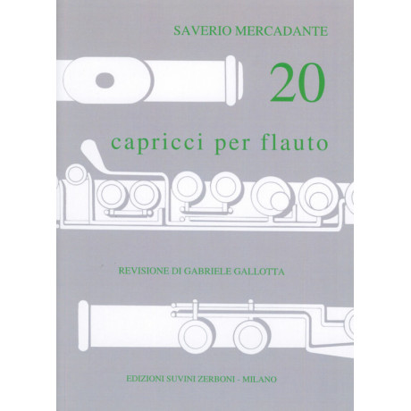 Mercadante - 20 Capricci Per Flauto