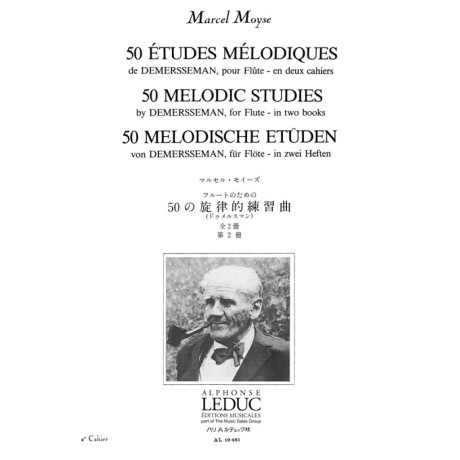 Moyse - 50 Studi Melodici  Op.4 Vol.2° Per Flauto