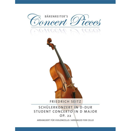 Seitz - Student Concerto in Re Maggiore Op.22 per Violoncello e Piano