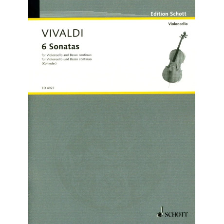 Vivaldi - 6 Sonate  per Violoncello e Basso Continuo