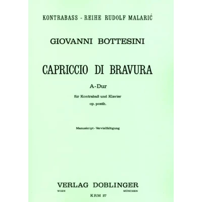 Bottesini - Capriccio di Bravura in La Maggiore per C.Basso e Piano