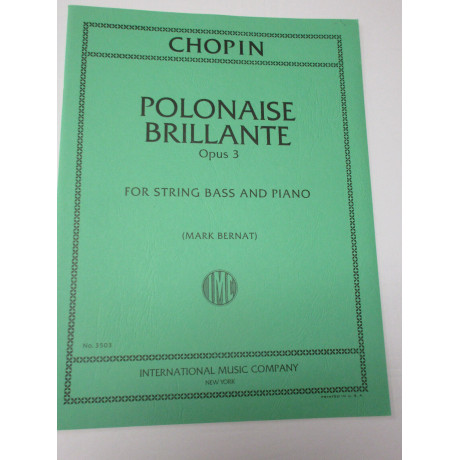 Chopin - Polacca Brillante Op.3 per C.Basso e Piano