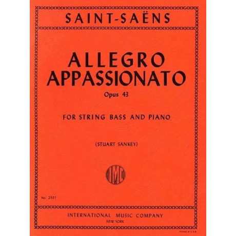 Saint-Saens - Allegro Appassionato Op.43  per C.Basso e Piano