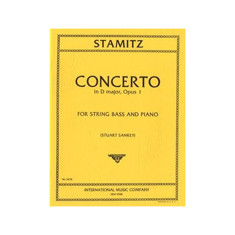 Stamitz - Concerto in Re Maggiore Op.1 per C.Basso e Piano